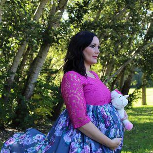 Pink Maturnity dress