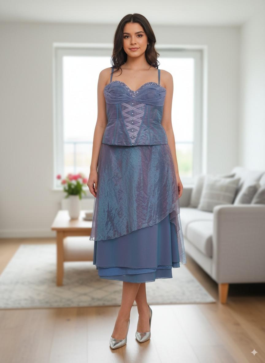 Multi colour corset set