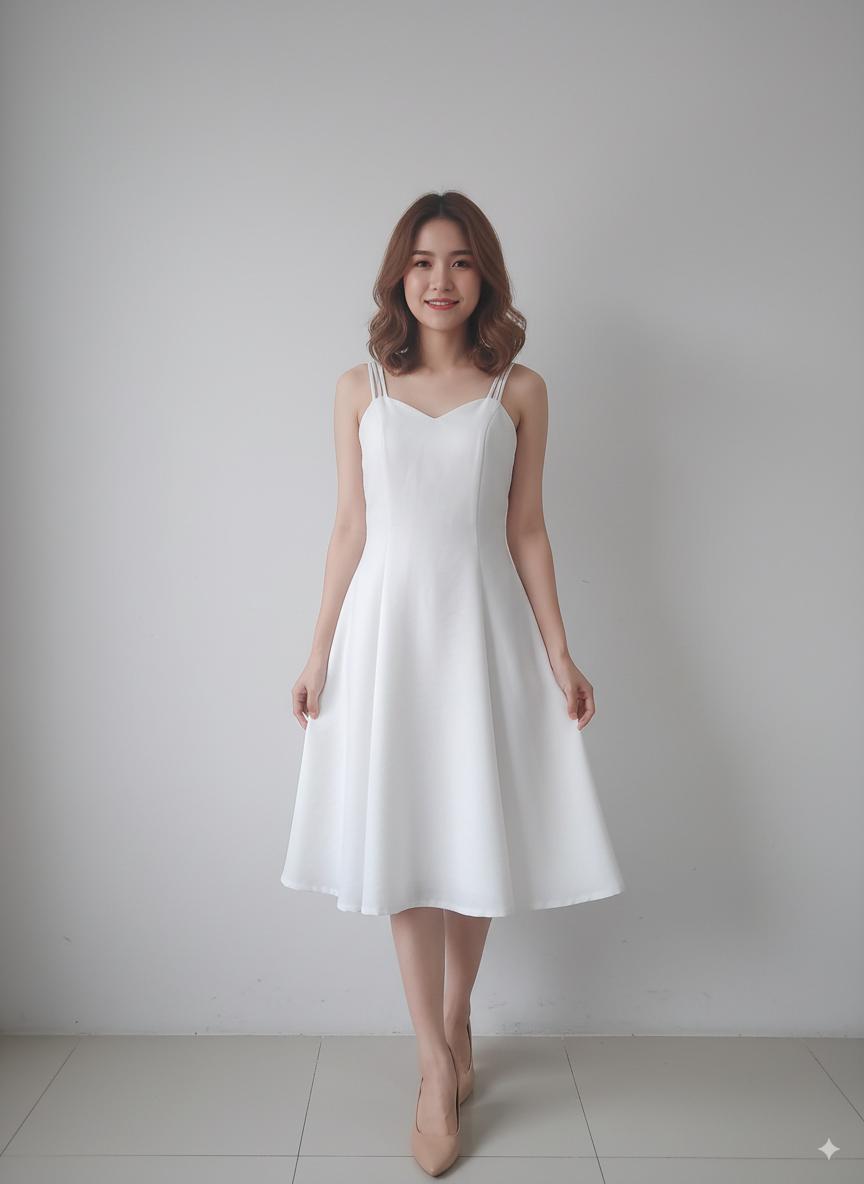 White Cocktail dress