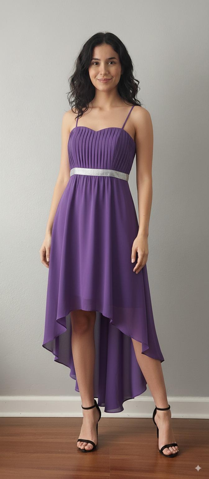 Purples evening dress