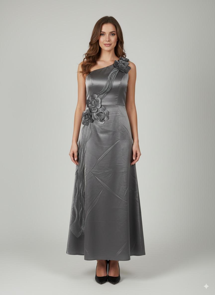 Silver formal dress