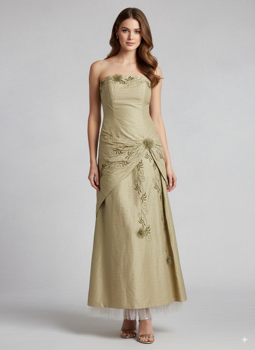 Green formal dress