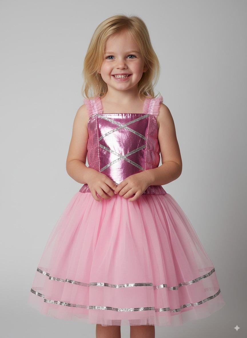 Kids pink dress