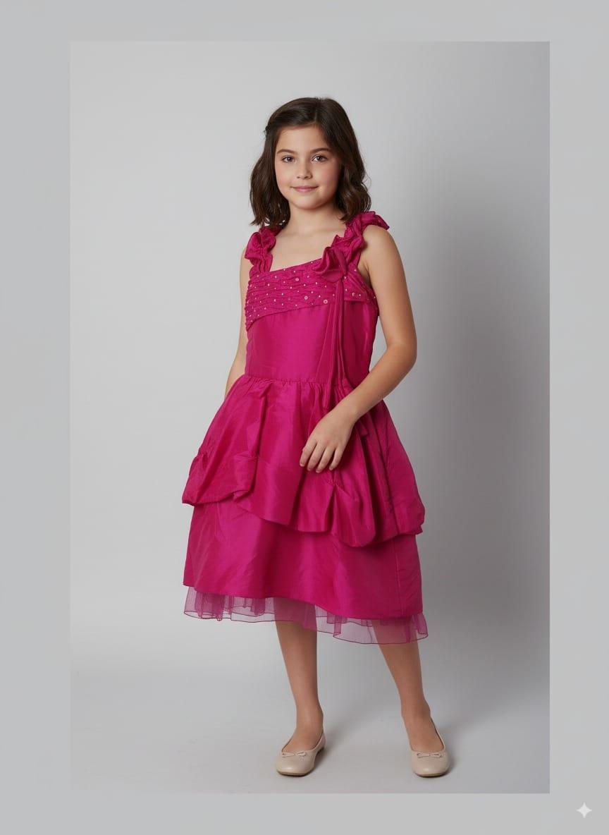Kids pink dress