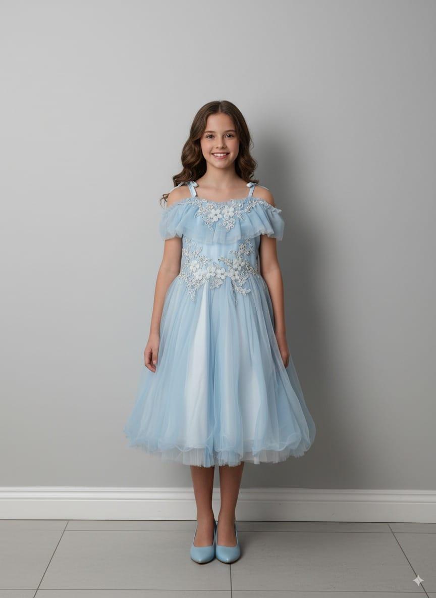 Kids blue dress