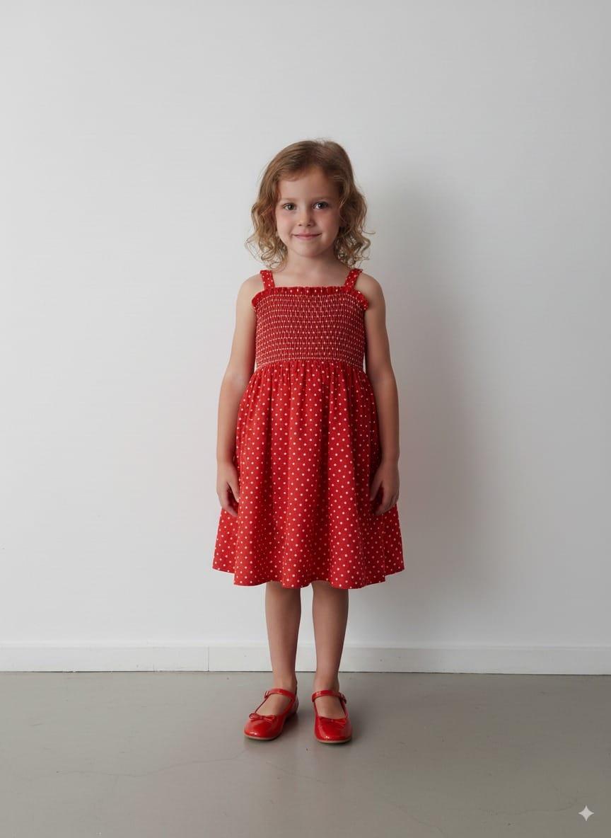 Kids red dress