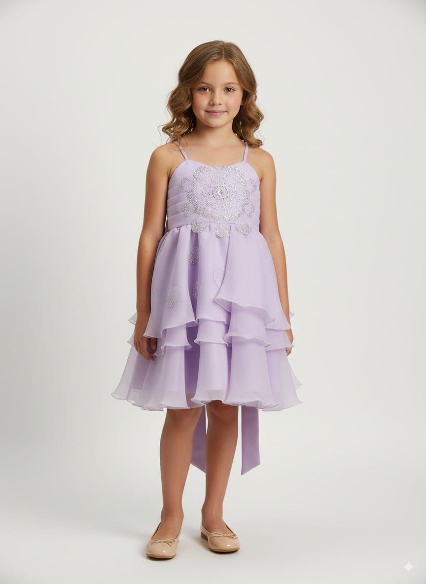 Kids purple dress